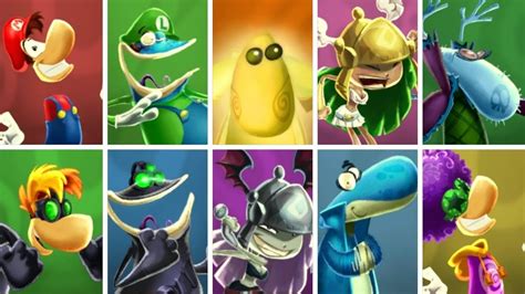 all characters in rayman legends|fastest character in rayman legends.